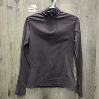 LS Polo Shirt, 1/4 Zip Up *vgc/xc, clean, mnr hair
