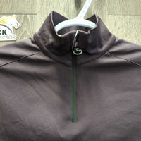 LS Polo Shirt, 1/4 Zip Up *vgc/xc, clean, mnr hair
