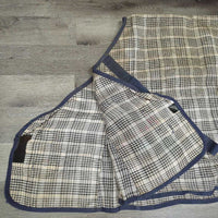 Hvy Mesh Fly Sheet, 2 legs *vgc/gc, clean, mnr hair, tears, pulls, unstitched back seam
