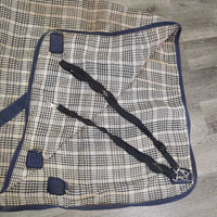 Hvy Mesh Fly Sheet, 2 legs *vgc/gc, clean, mnr hair, tears, pulls, unstitched back seam
