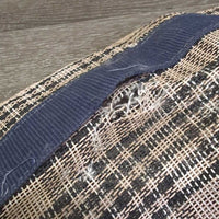 Hvy Mesh Fly Sheet, 2 legs *vgc/gc, clean, mnr hair, tears, pulls, unstitched back seam
