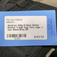 300g Hi Neck Winter Blanket, 2 legs, bag *new, tags, v. wpf
