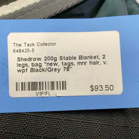 200g Stable Blanket, 2 legs, bag *new, tags, mnr hair, v. wpf
