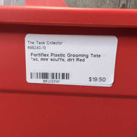Plastic Grooming Tote *xc, mnr scuffs, dirt
