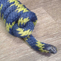 Nylon Lead Rope, snap *gc, melted, dirt, frays, snags, rust
