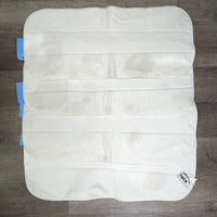 4 Fleece No Bow Leg Quilts *gc/fair, clean, thinned, creases, dingy, v.pilly, mnr hair
