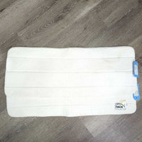 Pr Fleece No Bow Leg Quilts *gc, clean, dingy, pilly, mnr hair, stains, creases, threads
