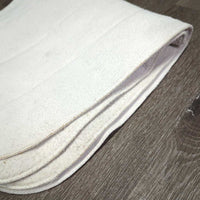 Pr Fleece No Bow Leg Quilts *gc/fair, mismatch?, clean, dingy, thin, mnr hair, creases, pilly, threads
