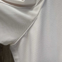 LS Sun Show Shirt, 1/3 Snap Up, Snap Collar, Mesh Sleeves *vgc/xc, mnr collar crinkles, stains & seam puckers
