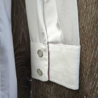 LS Sun Show Shirt, 1/3 Snap Up, Snap Collar, Mesh Sleeves *vgc/gc, cuff & collar puckers, mnr snags, dingy?
