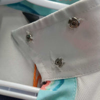 LS Show Sun Shirt, 1/4 Snap Up, Mesh Sleeves, tags *new

