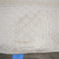Friction Free Padded Top Baby Saddle Pad *gc/fair, clean, stains, v.puckered & creased, folds, older, rubs, pills, dingy
