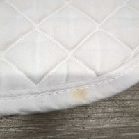 Friction Free Padded Top Baby Saddle Pad *gc/fair, clean, stains, v.puckered & creased, folds, older, rubs, pills, dingy

