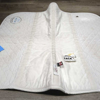 Friction Free Padded Top Baby Saddle Pad *gc/fair, clean, stains, v.puckered & creased, folds, older, rubs, pills, dingy
