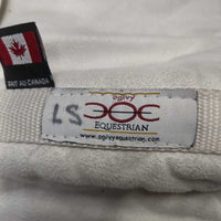 Friction Free Padded Top Baby Saddle Pad *gc/fair, clean, stains, v.puckered & creased, folds, older, rubs, pills, dingy
