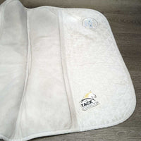 Friction Free Padded Top Baby Saddle Pad *gc/fair, clean, stains, v.puckered & creased, folds, older, rubs, pills, dingy
