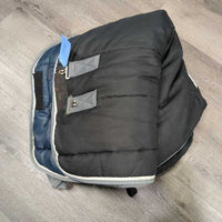 Med Winter Blanket Liner, 2 Legs *gc/vgc, clean, mnr faded, rubs, repair & stains, marker, sm holes

