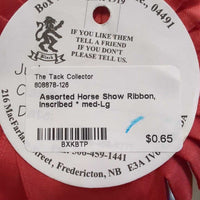 Assorted Horse Show Ribbon, inscribed *
