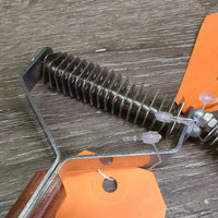18 Blade Stripping - Shedding Blade Rake & 24 Blade Replacement Head *vgc, bent blades, clean, rubs
