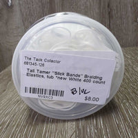 "Slick Bands" Braiding Elastics, tub *new
