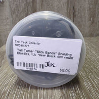"Slick Bands" Braiding Elastics, tub *new
