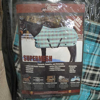 Supermesh 180g Med Winter Blanket, 2 legs, belly, bag *vgc, mnr dirt?residue, broken bag
