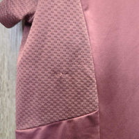 SS Shirt, 1/4 zip Up *gc, snags, runs, pits, threads
