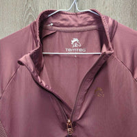 SS Shirt, 1/4 zip Up *gc, snags, runs, pits, threads
