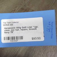 300g Quilt Liner *vgc, clean, mnr hair, repairs, threads

