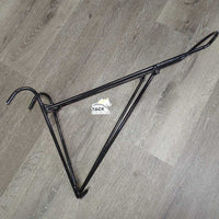 Folding Metal Wire Stall Saddle Rack *vgc, clean, chipped paint, mnr rust, scuffs, bubbles
