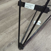 Folding Metal Wire Stall Saddle Rack *vgc, clean, chipped paint, mnr rust, scuffs, bubbles
