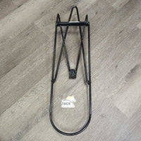 Folding Metal Wire Stall Saddle Rack *vgc, clean, chipped paint, mnr rust, scuffs, bubbles
