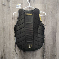 JUNIORS Small Cell Eventing Safety Vest, Laces *01/2019 *gc, rubs, snags, pills, thin/holey edges
