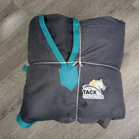 Med Winter Blanket, detach neck, 2 legs *gc, clean & dirty, snags, v.faded, 0 Wpf, scratches, slices, sm holes, older, lining rips

