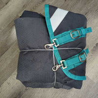 Med Winter Blanket, detach neck, 2 legs *gc, clean & dirty, snags, v.faded, 0 Wpf, scratches, slices, sm holes, older, lining rips
