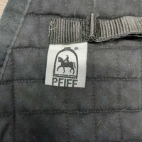 Quilt Jumper Saddle Pad, Piping "ThunderBird" *gc, clean, hairy, sparkley, faded, rubs, curled edges
