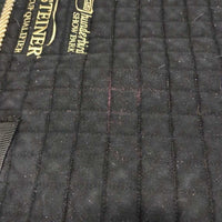 Quilt Jumper Saddle Pad, Piping "ThunderBird" *gc, clean, hairy, sparkley, faded, rubs, curled edges
