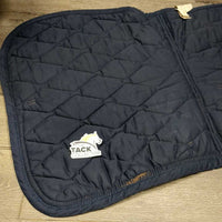 Quilt Jumper Saddle Pad, Bling Piping *gc, clean, hairy, sparkley, v.puckered, faded & rubbed edges
