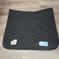 Quilt Dressage Saddle Pad "Kelowna Riding Club" *xc/vgc, clean, hairy, sparkley, mnr residue
