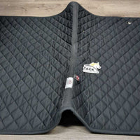 Quilt Dressage Saddle Pad "Kelowna Riding Club" *xc/vgc, clean, hairy, sparkley, mnr residue
