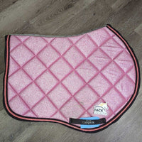 Quilt Jumper Saddle Pad, 2x Pipping *vgc/gc, clean, mnr hair, rubs, pilly, residue, peeling
