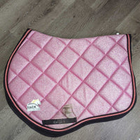 Quilt Jumper Saddle Pad, 2x Pipping *vgc/gc, clean, mnr hair, rubs, pilly, residue, peeling
