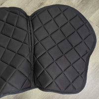 Quilt Jumper Saddle Pad, 2x Pipping *vgc/gc, clean, mnr hair, rubs, pilly, residue, peeling
