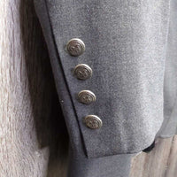 Dressage Show Jacket *vgc, edge frays, mnr hair & dirt?stains
