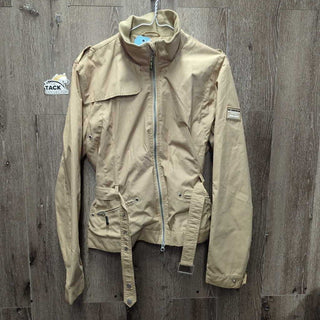 Rain Jacket, Zipper, Belt *xc/like new, wpf