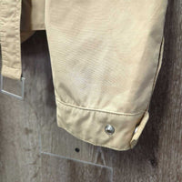 Rain Jacket, Zipper, Belt *xc/like new, wpf

