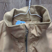Rain Jacket, Zipper, Belt *xc/like new, wpf
