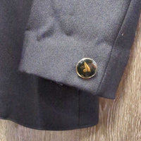 Dressage Show Jacket, Velvet Collar *vgc, mnr, snags lining pit stains
