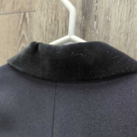 Dressage Show Jacket, Velvet Collar *vgc, mnr, snags lining pit stains
