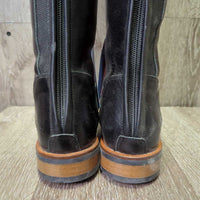 JUNIORS Field Boots, Zips, 2 Foam Inserts, box *like new, v.mnr creases, rubs & dirt?stains
